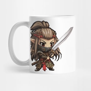 Anime Samurai Elf Chibi 2 Mug